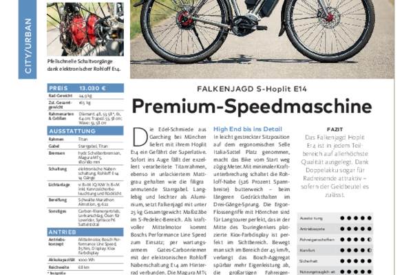 FALKENJAGD S-Hoplit E14 Premium-Speedmaschine